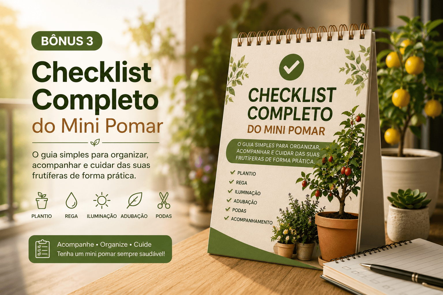 Bônus 3 — Checklist Mini Pomar